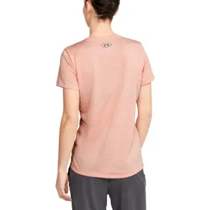T-shirt de pescoço em v das mulheres Under Armour Twist Tech™ image-3