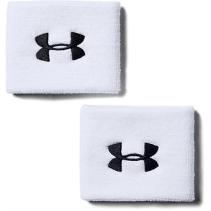 1276991-100-bracelets-eponge-under-armour-performance-8-cm-2pcs-blanc-noir-tu
