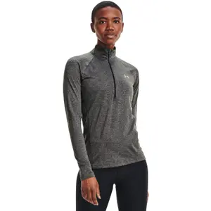 Einfarbiges Sweatshirt mit 1/2 Reißverschluss, Damen Under Armour Tech image-2