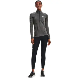 Einfarbiges Sweatshirt mit 1/2 Reißverschluss, Damen Under Armour Tech image-3