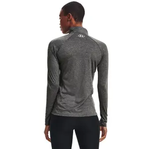 Einfarbiges Sweatshirt mit 1/2 Reißverschluss, Damen Under Armour Tech image-4