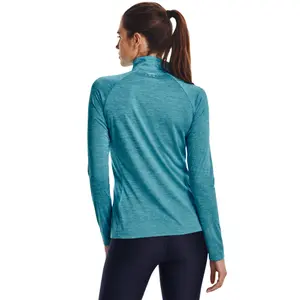 Sweatshirt med 1/2 dragkedja för kvinnor Under Armour Tech Twist image-4