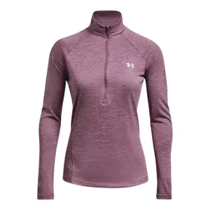 Camisola de manga comprida com 1/2 fecho para mulher Under Armour Tech Twist image-0