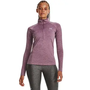Camisola de manga comprida com 1/2 fecho para mulher Under Armour Tech Twist image-2