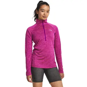 Maillot de manga larga 1/2 cremallera para mujer Under Armour Tech Twist image-2