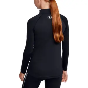 Girl's long-sleeved t-shirt with funnel neck Under Armour ColdGear® image-3