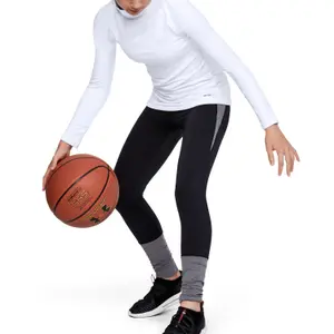 T-Shirt für Mädchen mit langen Ärmeln und Schornsteinkragen Under Armour ColdGear® image-1