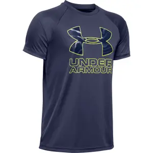 Boy's T-shirt Under Armour Tech™ Hybrid Print Fill Logo image-0