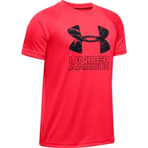 Maglietta da ragazzo Under Armour Tech™ Hybrid Print Fill Logo image-0