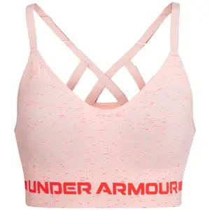 Sujetador deportivo de sujeción ligera para mujer Under Armour Seamless Long Heather image-0