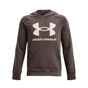 Sudadera con capucha y logotipo grande para niños Under Armour Rival image-0