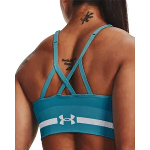 Sujetador largo sin costuras con sujeción ligera para mujer Under Armour image-4