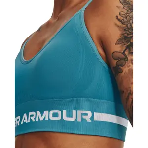 Sujetador largo sin costuras con sujeción ligera para mujer Under Armour image-5