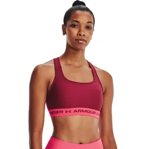 Soutien desportivo de apoio moderado para mulheres Under Armour crossback image-1