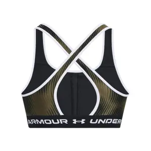 Behå med måttligt stöd för kvinnor Under Armour Crossback Print image-2