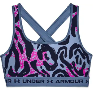 Sujetador de mujer Under Armour Mid Crossback Print Sports image-0