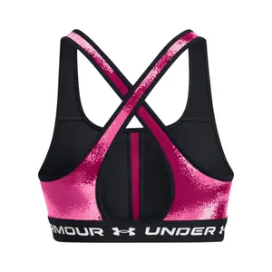 Bh met gematigde steun voor vrouwen Under Armour Crossback Print image-2