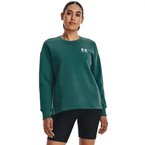 Sweatshirt women's oversized crew neck Under Armour Rival image-1