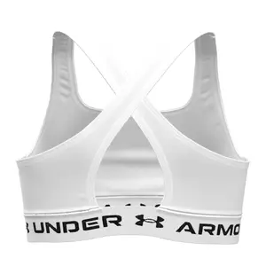 Soutien simples com alças cruzadas e suporte moderado para raparigas Under Armour image-1