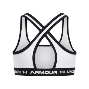 Soutien simples com alças cruzadas e suporte moderado para raparigas Under Armour image-1