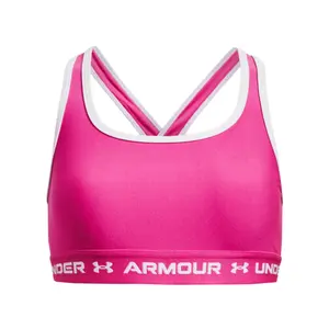 Soutien simples com alças cruzadas e suporte moderado para raparigas Under Armour image-0