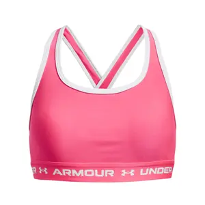 Sujetador liso con tirantes cruzados y sujeción moderada para niñas Under Armour
