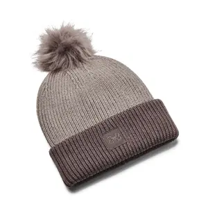 Women's ribbed pompom hat Under Armour Coldgear® Infrared Halftime image-0