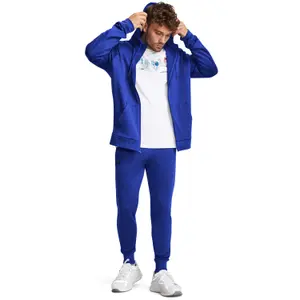 Sweatshirt com capuz e fecho de correr Under Armour Fleece image-1