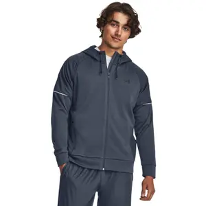 Træningsjakke med lynlås og hætte Under Armour Fleece Storm image-2