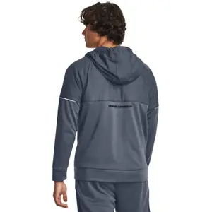Træningsjakke med lynlås og hætte Under Armour Fleece Storm image-4