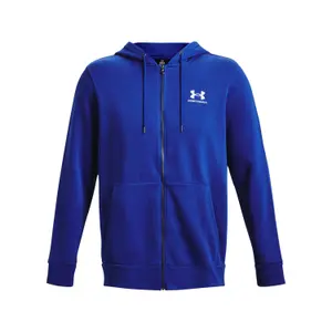 Sweatshirt com capuz e fecho de correr Under Armour Essential Fleece image-0