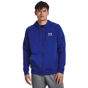 Sweatshirt com capuz e fecho de correr Under Armour Essential Fleece image-1