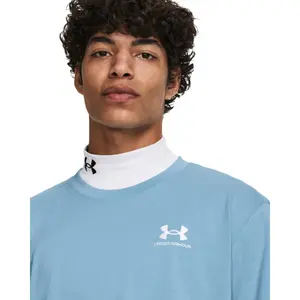 T-Shirt Under Armour Logo Embroidered Heavyweight image-6