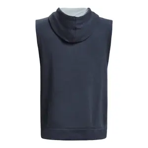 Sweatshirt mouwloze fleece hoodie Under Armour Curry image-2