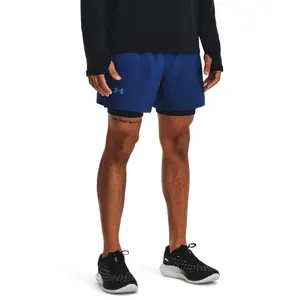 2 in 1 shorts Under Armour Lanche Elite 5" image-1