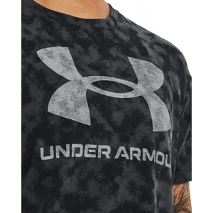 Dickes T-Shirt, Damen Under Armour Logo AOP image-5