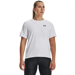 T-shirt de algodão stretch para mulher Under Armour Essential image-1
