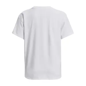 T-shirt de algodão stretch para mulher Under Armour Essential image-3
