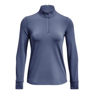 1377332-480-sweatshirt-1-4-zip-femme-under-armour-playoff-bleu-feutre-argente-pink-fizz