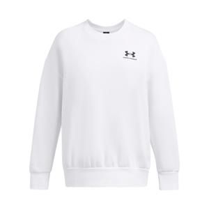 1379475-100-oversize-damen-sweatshirt-mit-rundhals-under-armour-icon-fleece-weiss-schwarz