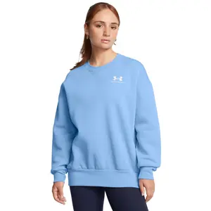 Oversize damski sweatshirt z okrągłym dekoltem Under Armour Icon Fleece image-1
