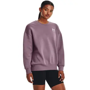 Camisola para mulher Under Armour Essential Flc OS Crew image-2