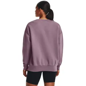 Camisola para mulher Under Armour Essential Flc OS Crew image-4