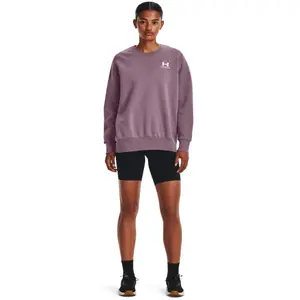 Camisola para mulher Under Armour Essential Flc OS Crew image-1