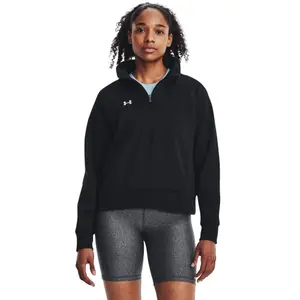 Dames fleece sweatshirt met 1/2 rits Under Armour Rival image-2
