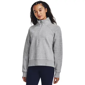 Felpa in pile da donna con 1/2 zip Under Armour Rival image-2