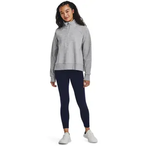 Felpa in pile da donna con 1/2 zip Under Armour Rival image-1