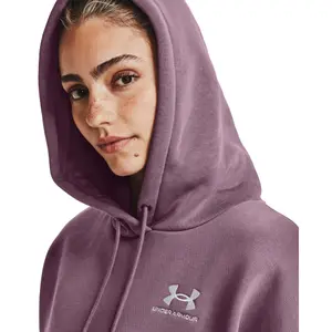 Casaco com capuz para mulher Under Armour Essential Flc OS image-5