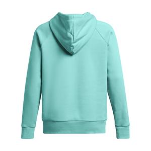 Sweatshirt med huva och stor damlogotyp Under Armour Rival Fleece image-1