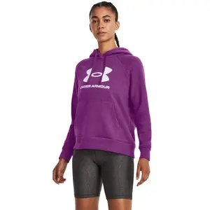 Sudadera con capucha para mujer Under Armour Rival Fleece Big Logo image-2